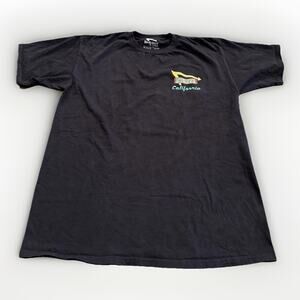 In-N-Out California Mens Black Short Sleeve T-Shirt Size M Medium 100% Cotton